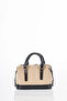 Boston Bag Beige-Black - 3