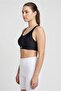 Women Fitted Padded Training Sports Bra, Black - 3