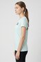Women Loose Fit Short Sleeve Training T-Shirt, Mint Green - 3