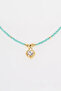 Heart Detailed Necklace Gold - 3