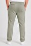Men Regular Fit Solid Sweatpants, Sage Green - 4