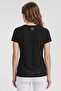 Women Loose Fit Short Sleeve Training T-Shirt, Black - 3