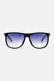 Men 2078792M25708 Square Sunglasses, Black