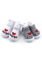 Pure cotton baby socks - "I love Mommy/Daddy" print - suitable as christening gift - unisex