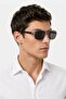 Men CR 80039 C4 Rectangle Sunglasses, Silver - 2