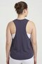 Women Loose Fit Sleeveless Training Tank Top, Dark Purple - 5