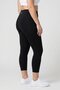 Women Fitted Training Leggings, Black - 2