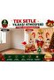 9-Piece New Year's Foil Balloon Set |   Santa Claus Snowman Deer Pine Tree Cane Balloon |   New Year Party Decorations - 3