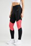 Women Brand Logo Running Long Tight, Black - 4
