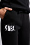 Nba Printed Elastic Leg Regular Fit Thick Fabric Sweatpants for Boys I2235A826Wn - 4