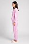 Women 2 Pieces Stripe Long Sleeve Shirt And Pants Pajama Set, Multicolor - 3