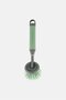 Plastic Round Cleaning Brush, Sage Green - 2