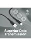 بروميت كيبل USB-A الى Type-C، سيليكون ممتاز مقاوم للتشابك شحن سريع 10 واط مع نقل بيانات 480 ميجابت ف - 3
