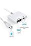 محول فيديو رقمي من لايتنينج إلى HDMI معتمد من Apple MFi بدقة 1080P HD مع موصل شاشة HDMI C - 3