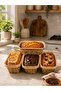 12-Piece Rectangular Small Size Kraft Patterned Muffin Cupcake Mold Cake Capsule, Safari Concept, Airfryer Compatible