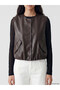 Zero Roba Collar Women's Leather-Look Vest from Uzg Store for Style Enthusiasts - 5