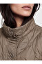 Brown Quilted Oversize Women's Puffer Vest - 3