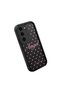 Samsung Galaxy S23 Compatible Black Silicone Case Shockproof with Camera Protection Stylish Print - 3