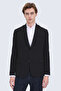 Black Comfort Fit Mono Collar Classic Jacket - 2