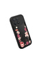 Xiaomi Redmi K90 5g Compatible Black Silicone Case Shockproof with Camera Protection Flower Pattern - 3