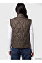 Two Mt Shop Quality Lcw Vision Brown Quilted Women's Puffer Vest - 4