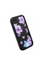 Poco C31 Compatible Black Silicone Case Shockproof with Camera Protection Flower Pattern - 3