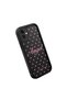 iPhone 12 Compatible Black Silicone Case Shockproof with Camera Protection Stylish Print - 3