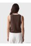 Lcw Vision Brown Crew Neck Women's Knitwear Vest - 4