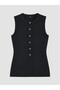 Esvab • Modern & Distinctive Zero Roba Collar Women's Knitwear Vest - 4