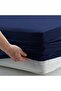 Poplin 100% Cotton 63 Thread Kumai Double Size 160*200 cm Fitted Sheet Set with Pillowcase - 5