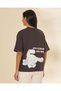 Women Black Cinnamoroll Graphic Short Sleeve Sweatshirt - 3