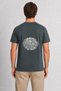 Men's Y2K Chrome City Network Geometric Design - Back Print - Smoked