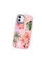 iPhone 11 Compatible Shock-Absorbing Camera Protected Pink Silicone Case Floral Print - 4
