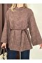 Women's Brode Embroidered Lined Blouse with Tie Detail - 8