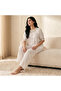 WHITE DOBBY ROSE PJ - 7