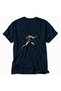 Women's Fencer Tattoo Style Graphic - Back Print - Navy Blue - 4