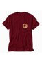 Women's Retro-Inspired Biker Graphic Design - Red - 3