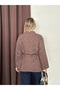 Women's Brode Embroidered Lined Blouse with Tie Detail - 7