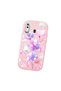 Samsung Galaxy A20 Compatible Shock-Absorbing Camera Protected Pink Silicone Case Floral Print - 3
