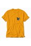 Men's Botanical Squirrel Illustration - Yellow - 3
