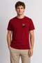 Men's Chrome Reflective Cute Red Panda Graphic Design - Red