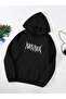 Black Hooded Sweatshirt Nirvana