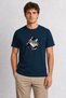 Men's Japanese Brush Style Wildcat - Navy Blue