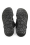 Men's Genuine Leather Hajj Umrah Sandals Anatomical Orthopedic Sole Comfortable Sandals Slippers - Black - 2