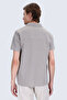 Mink Regular Fit Lapel Collar Linen Shirt - 5