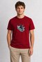 Men's Dynamic Flow Kayak Graphic Design - Red