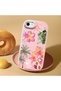 iPhone 7/8/Se 2020 2022 Compatible Shock-Absorbing Camera Protected Pink Silicone Case Floral Print - 3