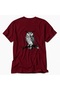 Men's Wise Owl Artistic Wall Decor and Print Back Print - Red - 4