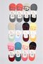 Merve Cotton Women's Babet Socks 12-Pack Invisible Comfortable Daily Socks - 4