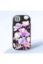 Redmi 9C/10A Compatible Black Silicone Case with Shock-Absorbing Camera Protections Floral Print